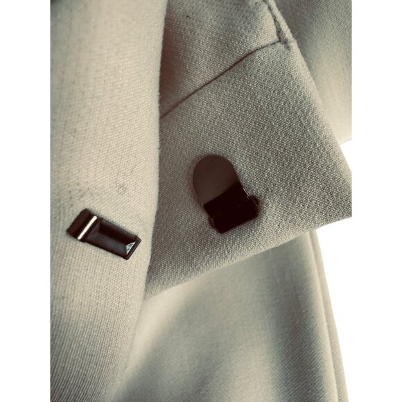 ZARA Womens Beige Trousers Size L Polyester/Viscose Blend - Picture 5 of 16